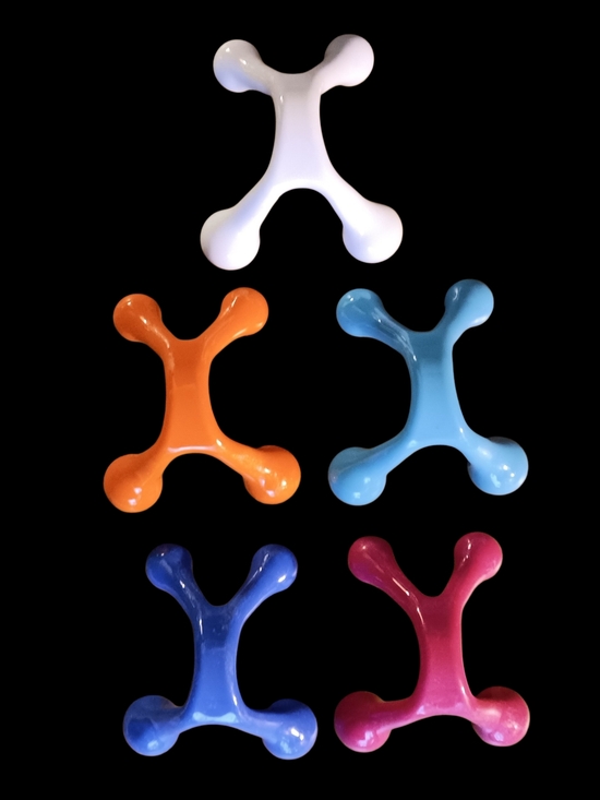 The Unbranded Brand Other - Set of 5: "Pressure Point Tetra" Handheld Massage Tool